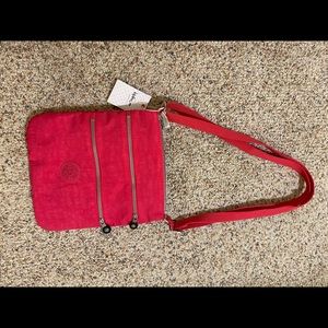 Kipling vibrant pink keiko crossbody bag NWT